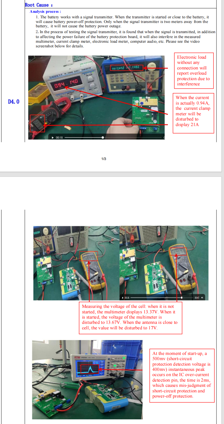 VTCBATT battery engineering analysis report