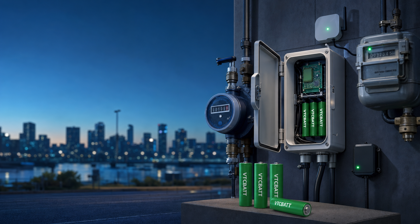 VTCBATT long standby batteries for smart metering and remote monitoring